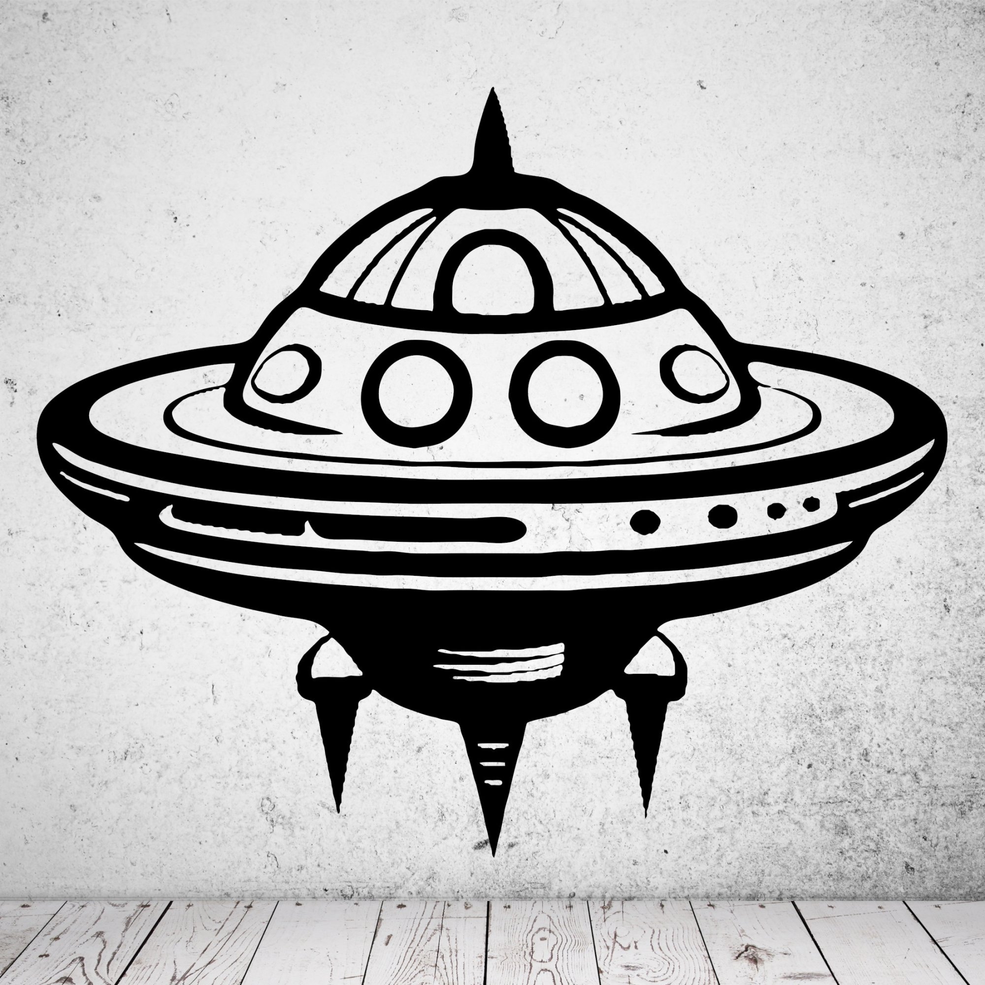 46220 Raumschiff Wandsticker